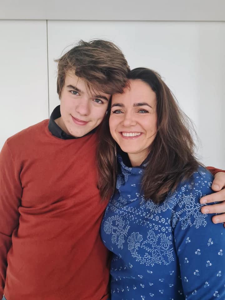 Katalin Novák și fiul ei, Adam
