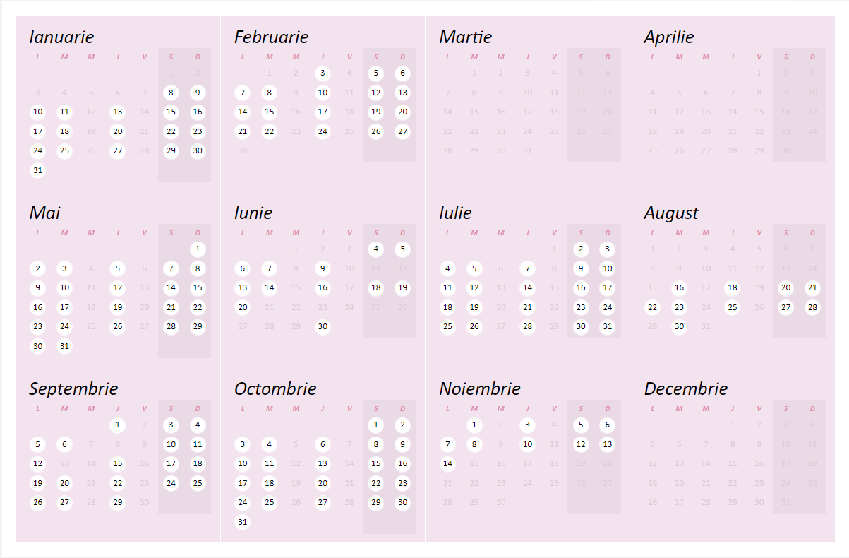 În ce zile nu se fac ceremonii de cununie - calendar nunți 2022