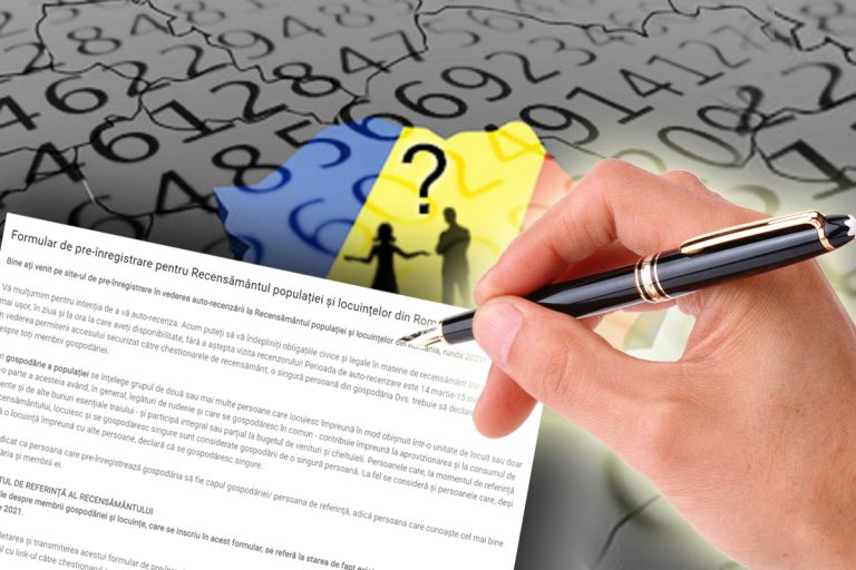 Formular recensământ 2022. Cum se completează corect