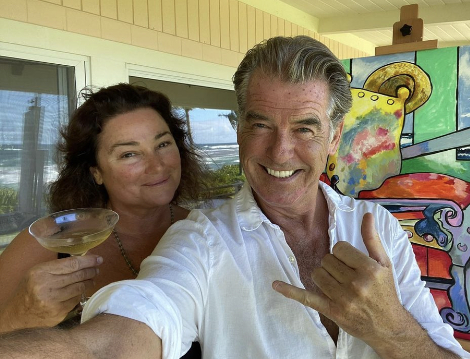 Kelly și Pierce Brosnan