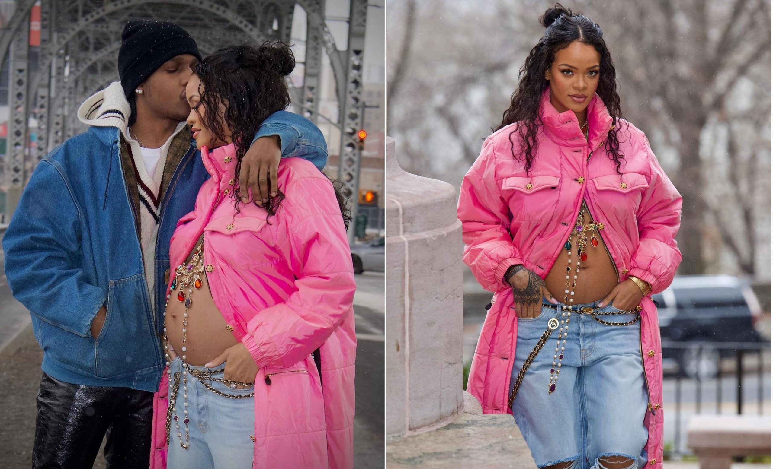 Rihanna reinventează stilul vestimentar în timpul sarcinii