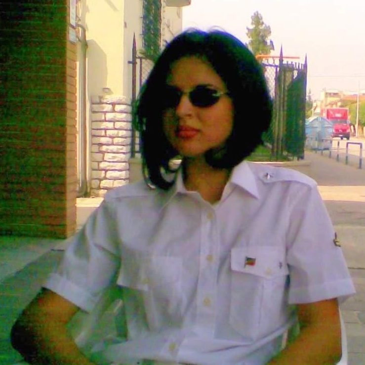 Smaranda Zabara la Școala de Aviație