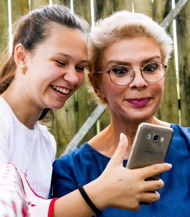 Teo Trandafir și fiica ei, Maia, nu au secrete