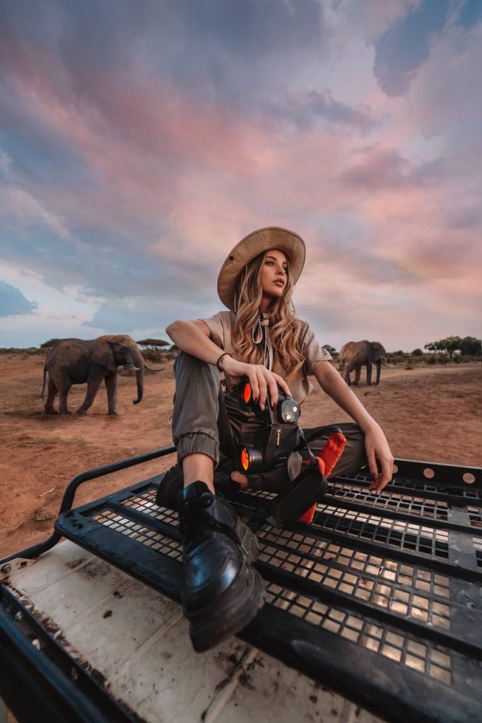 Valeria Lungu în Kenya