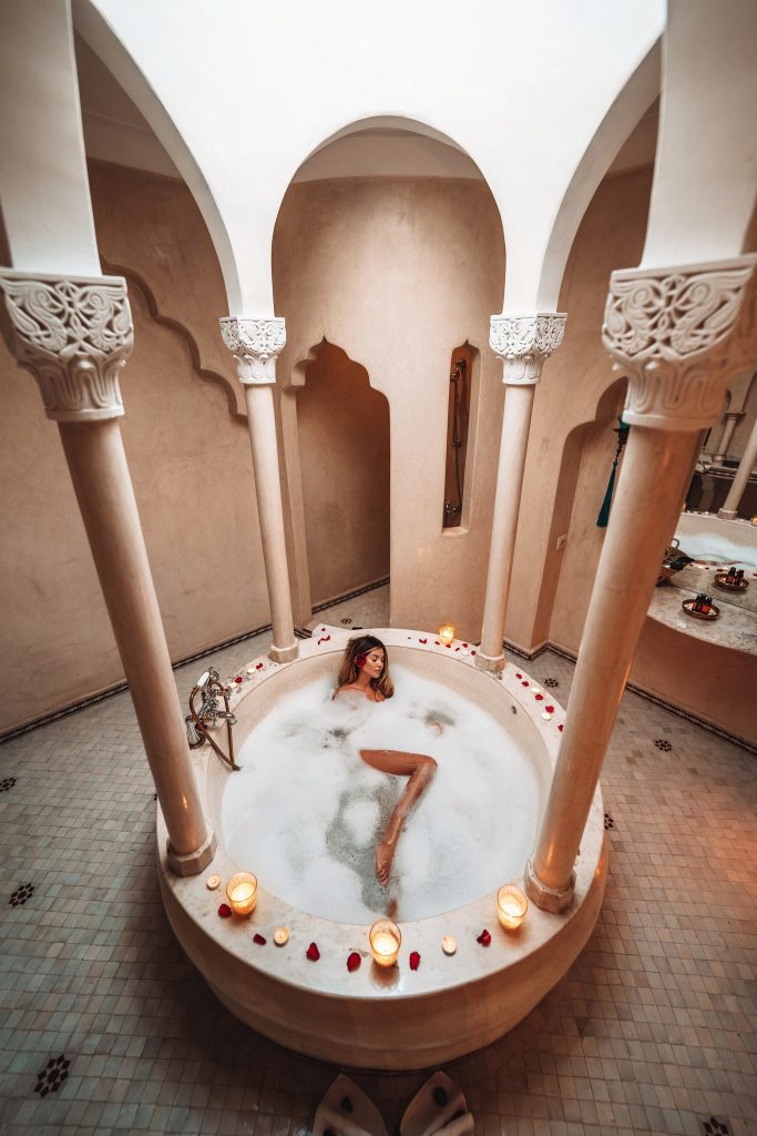 Valeria Lungu în Marrakech