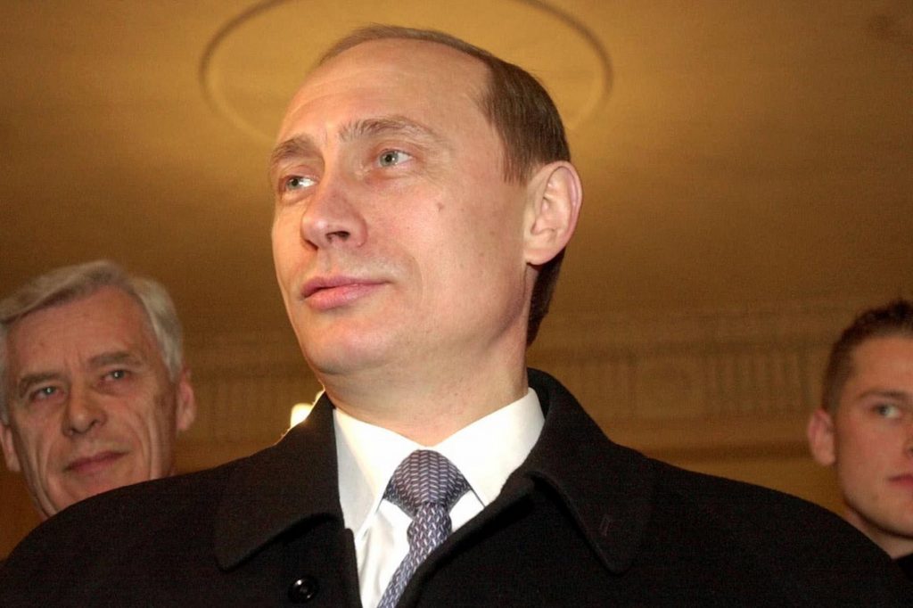 Vladimir Putin, în tinerețe