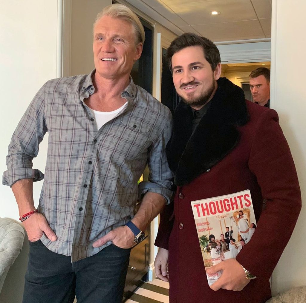 Alături de Dolph Lundgren