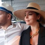 Andreea Marin alături de iubitul ei, Adrian Brâncoveanu, în anul 2021, într-o vacanță în Italia
