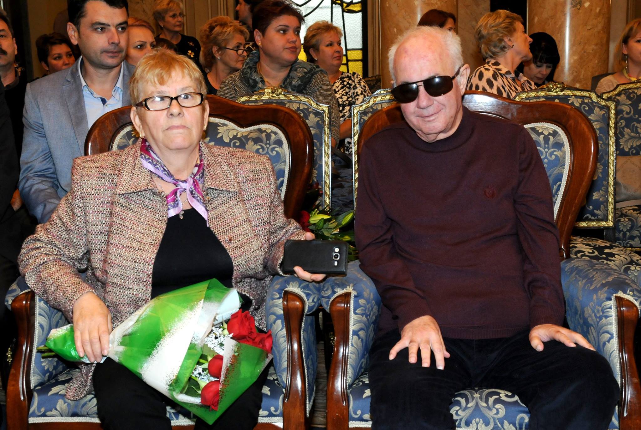 George Nicolescu și soția lui