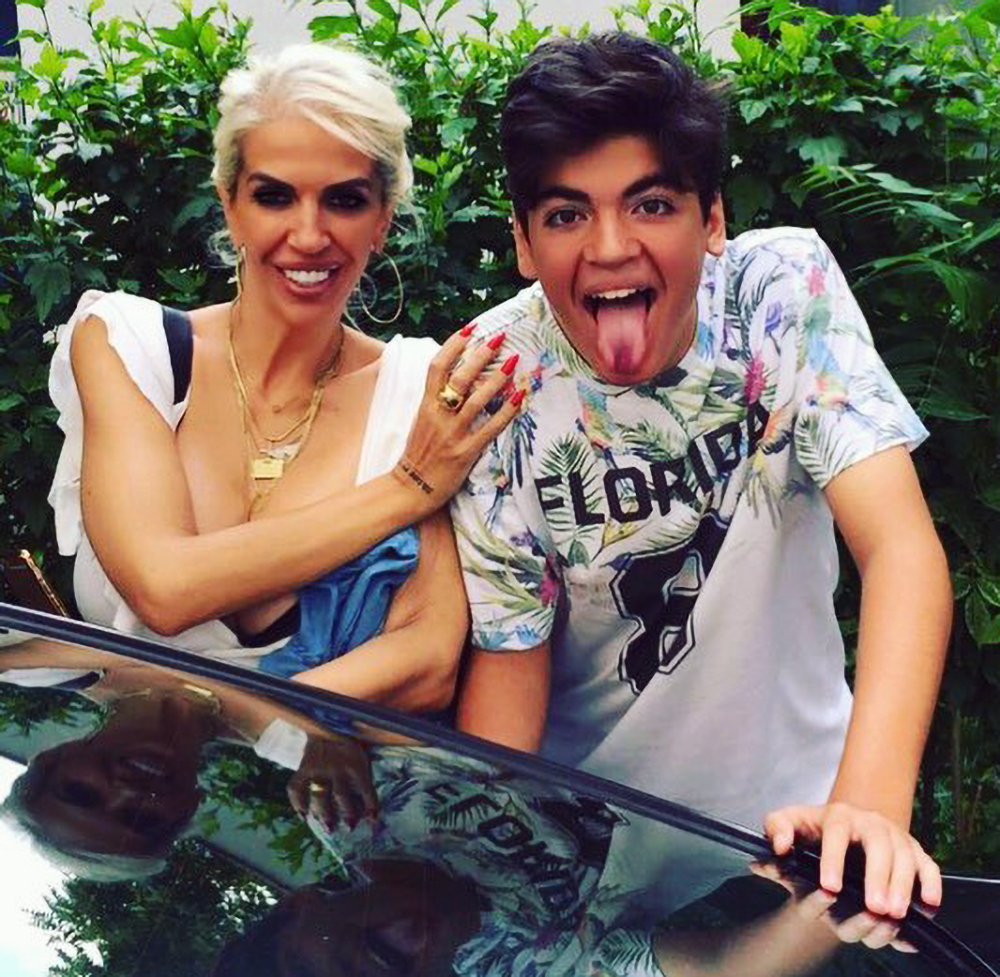 Raluca Bădulescu și fiul ei, Alex Mircea