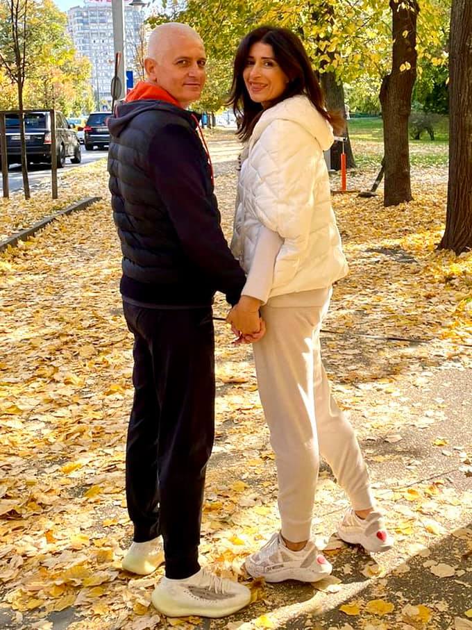 Virgil Ianțu alături de iubita lui, Roxana