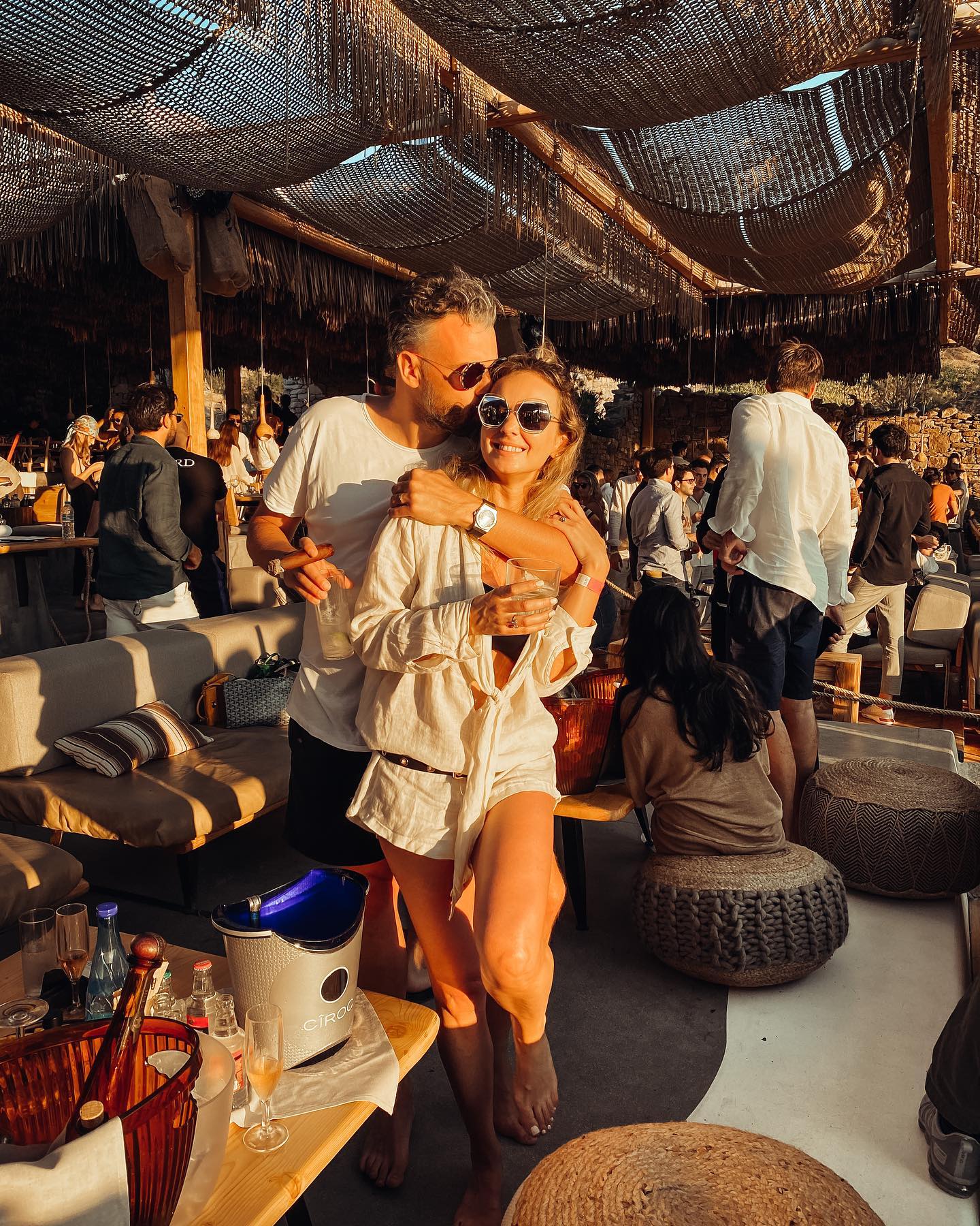 Roxana Ionescu și sotul ei