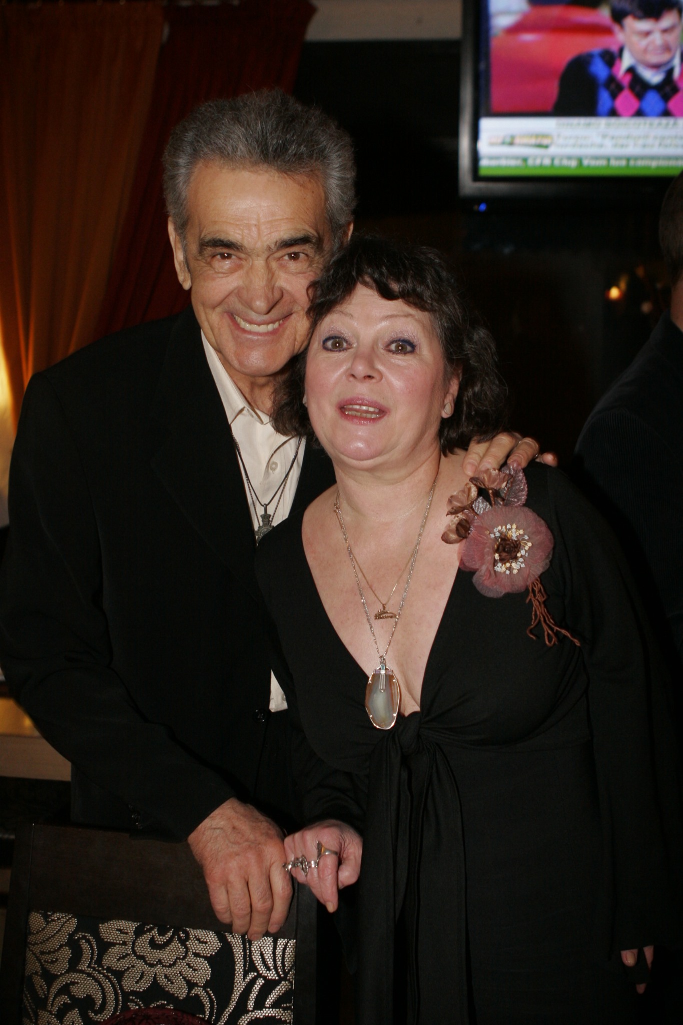 Anca și regretatul ei partener de viață Iurie Darie