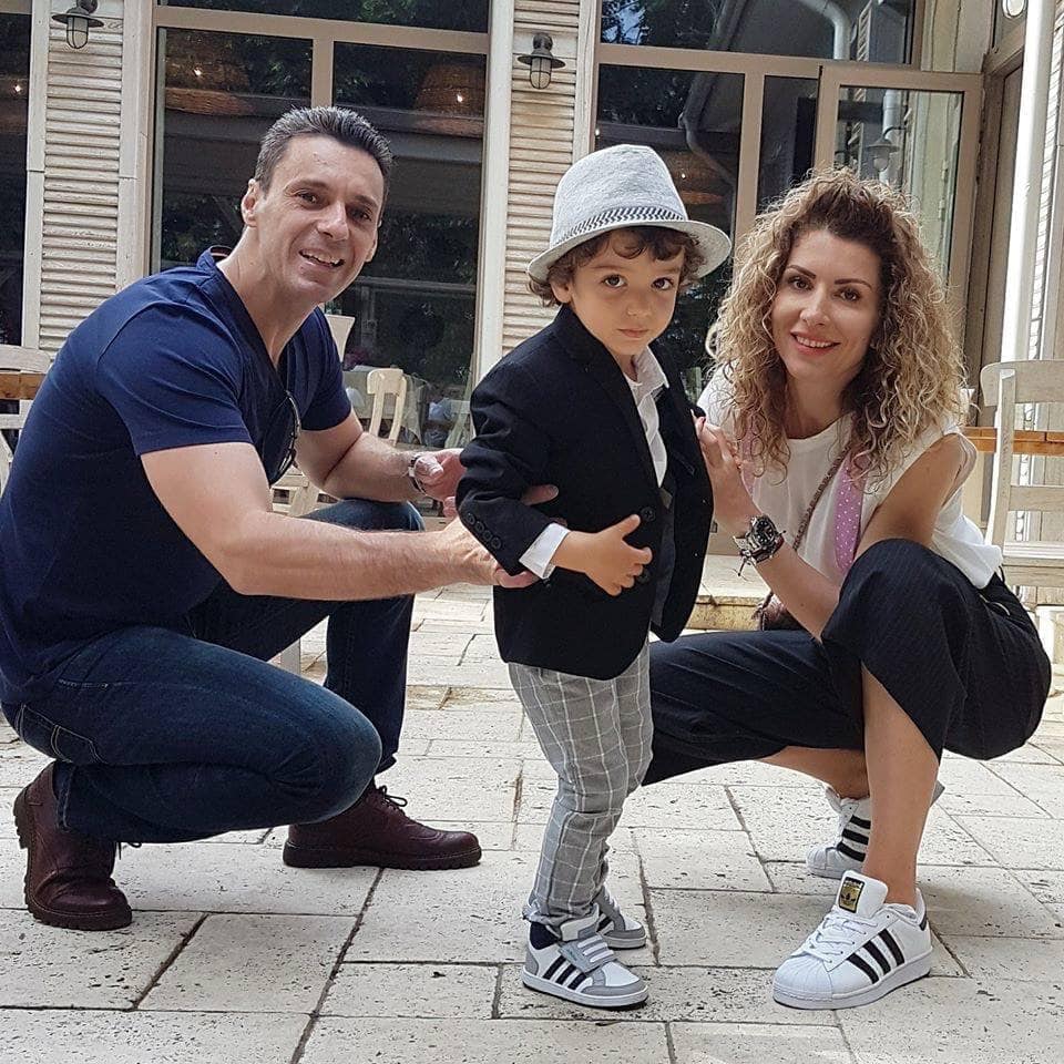 Carmen Bruma, Mircea Badea si fiul lor