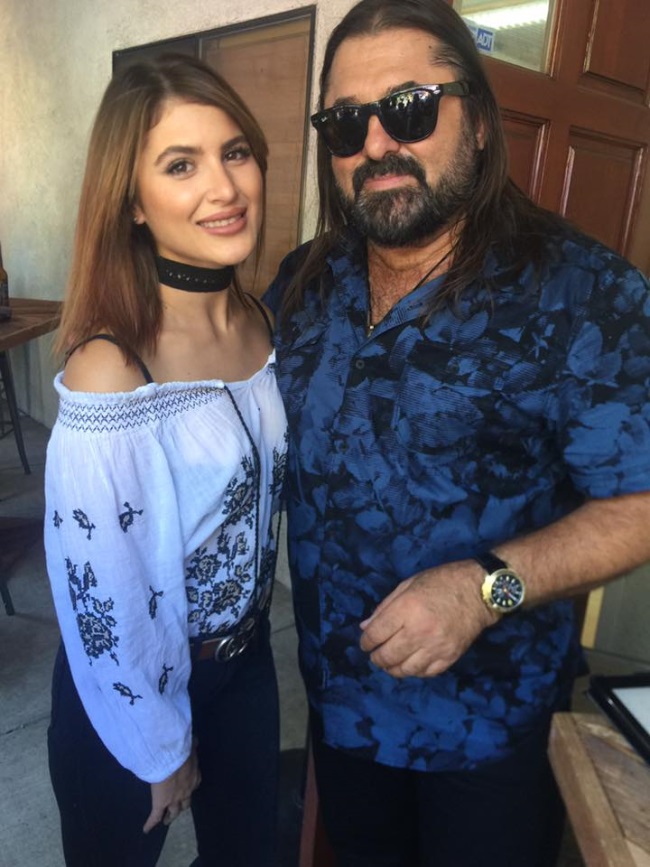 Gheorghe Gheorghiu si fiica sa, Andra