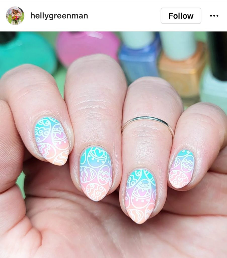 Modele unghii de Paşte