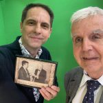 Dan Negru alaturi de Indrei Ratiu fiul lui Ion Ratiu