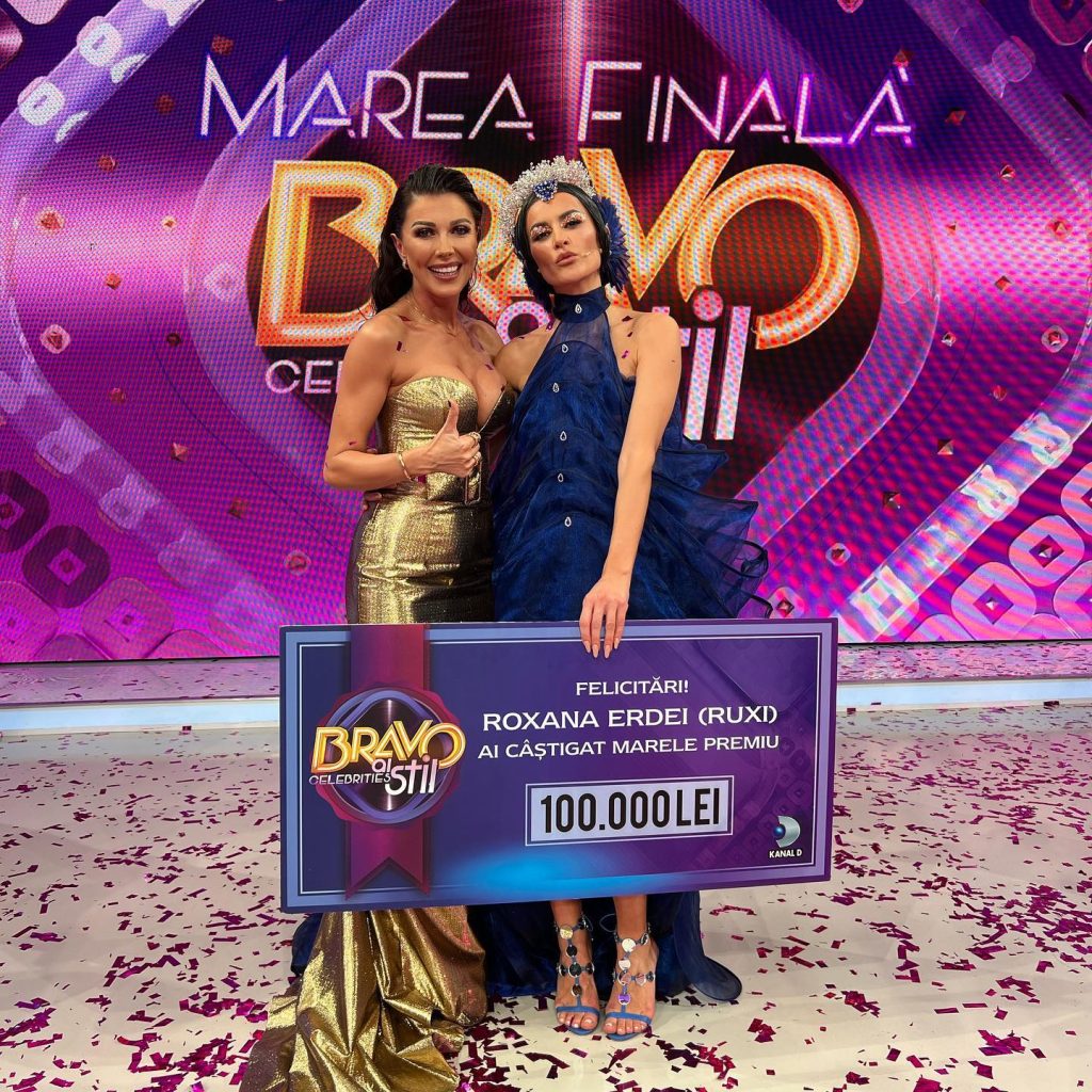 Alături de Ruxi, câștigătoarea trofeului „Bravo, ai stil! Celebrities”
