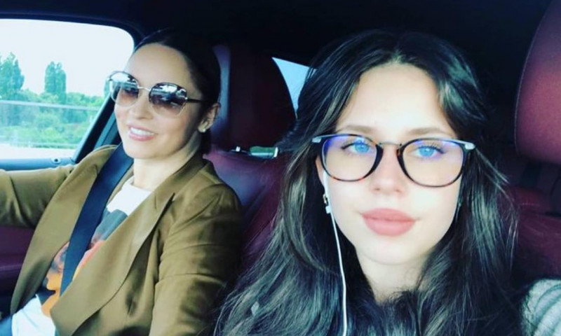 Andreea Marin și fiica ei, Violeta