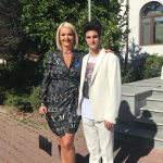 Iuliana Marciuc și fiul ei David 