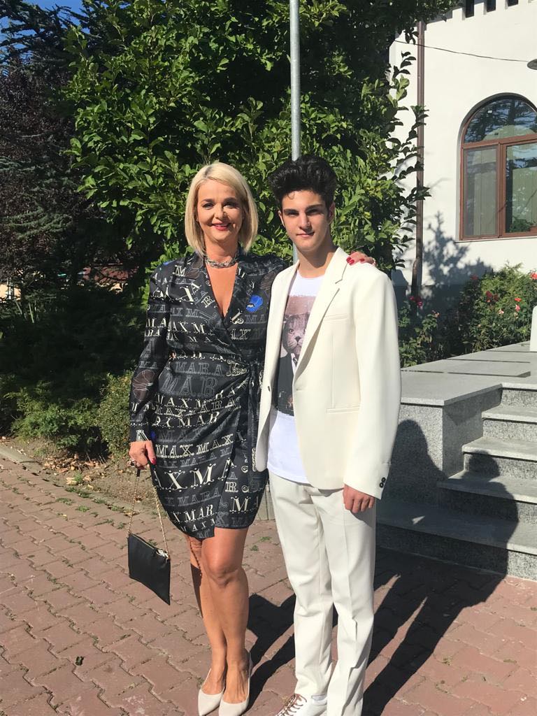 Iuliana Marciuc și fiul ei David