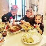 Cei trei copii ai cuplului 