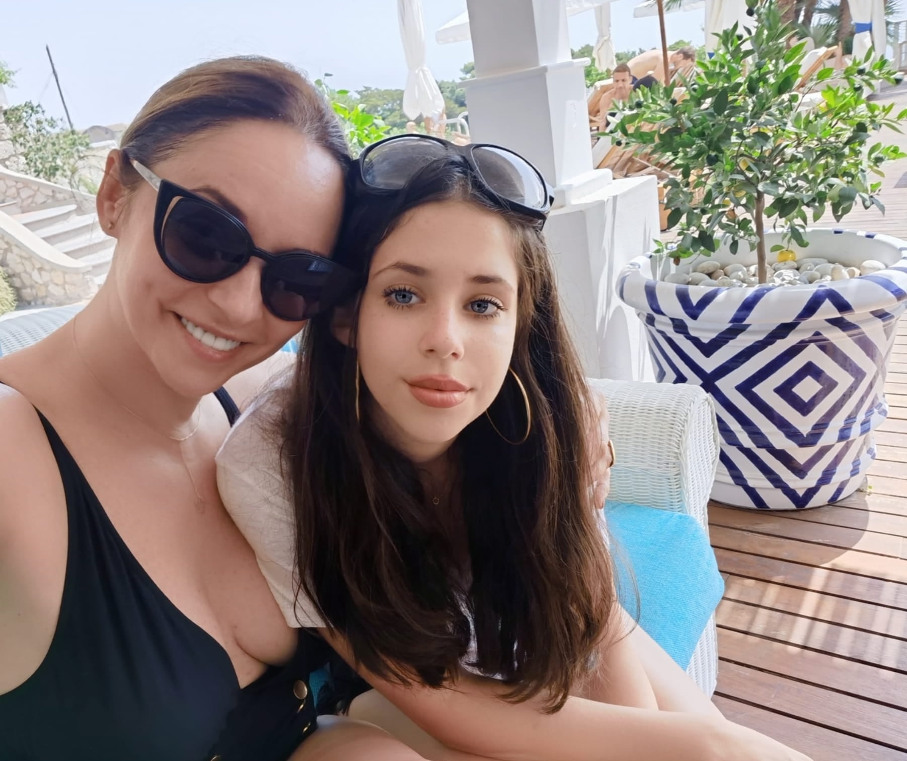 Andreea Marin și fiica ei, Violeta