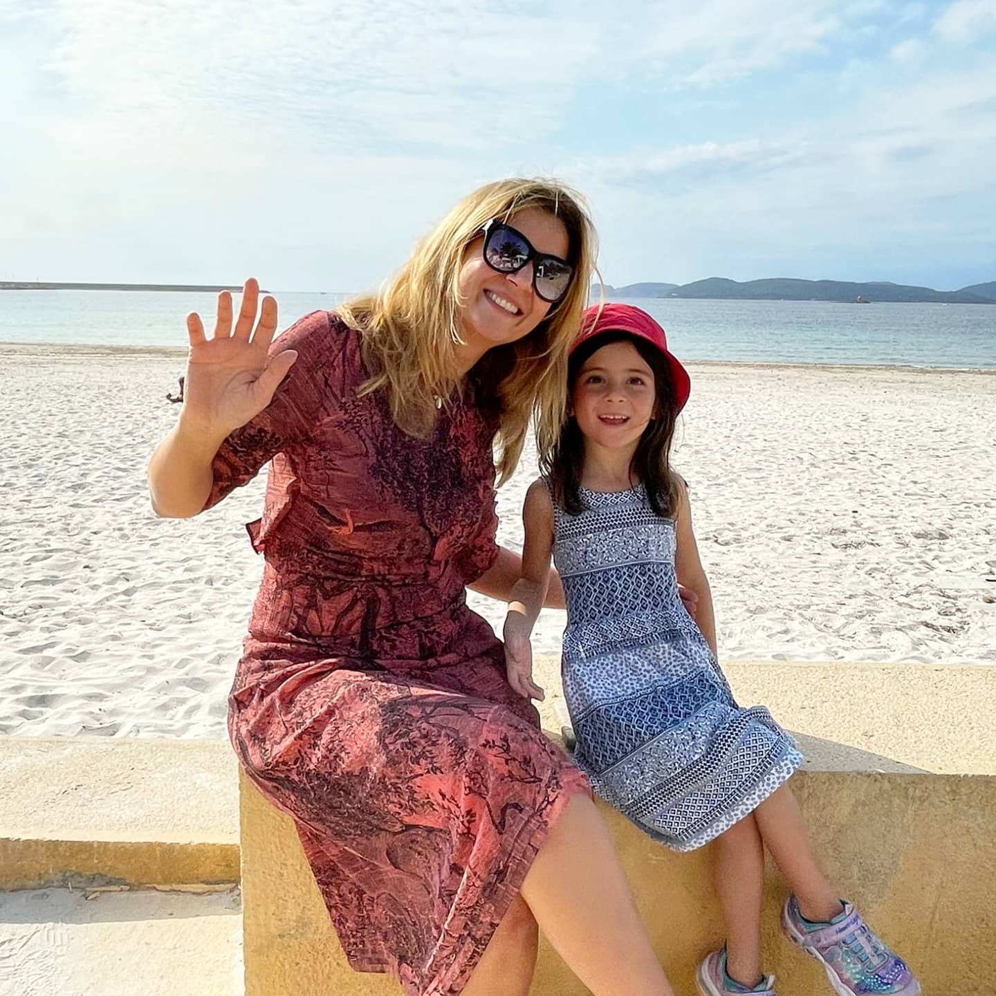 Amalia Enache și fiica sa, Alma