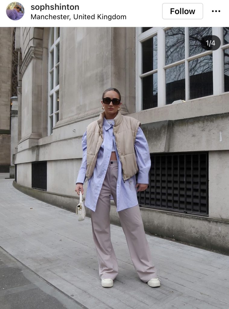 Cum porţi cămaşa oversize