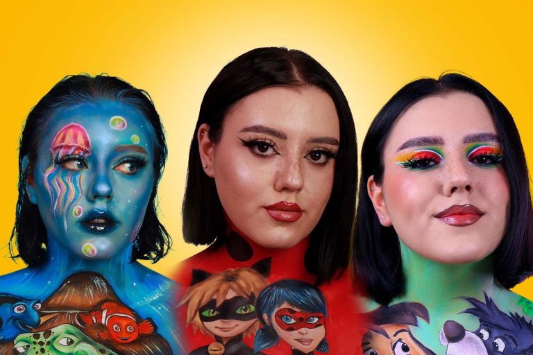 Machiajul cu efecte speciale a luat cu asalt rețelele sociale. Claudia Preduca, make-up artist: “Mie îmi ia aproximativ între 3-7 ore” EXCLUSIV