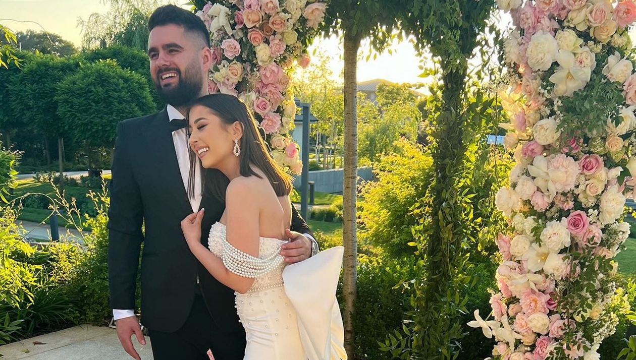 Cununia civilă a lui Nicole Cherry și Florin Popa