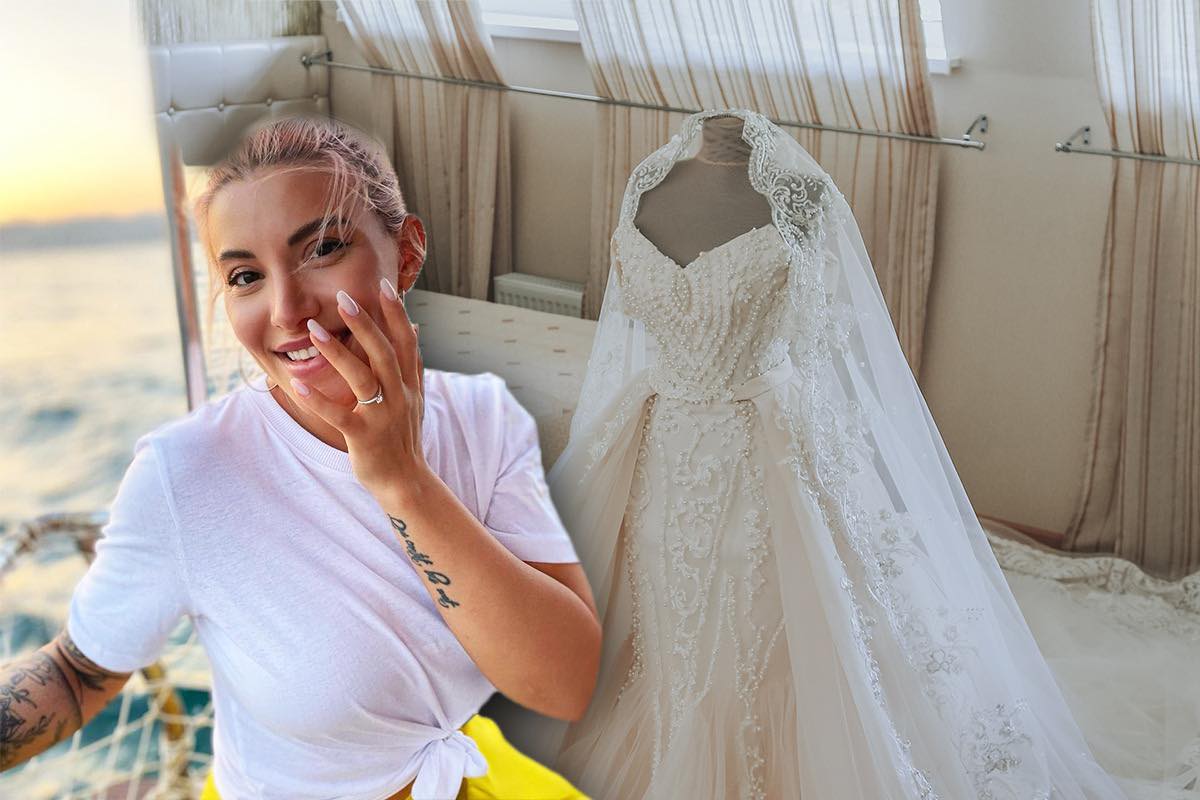 Nicoleta Nuca nu se poate decide asupra rochiei de mireasa