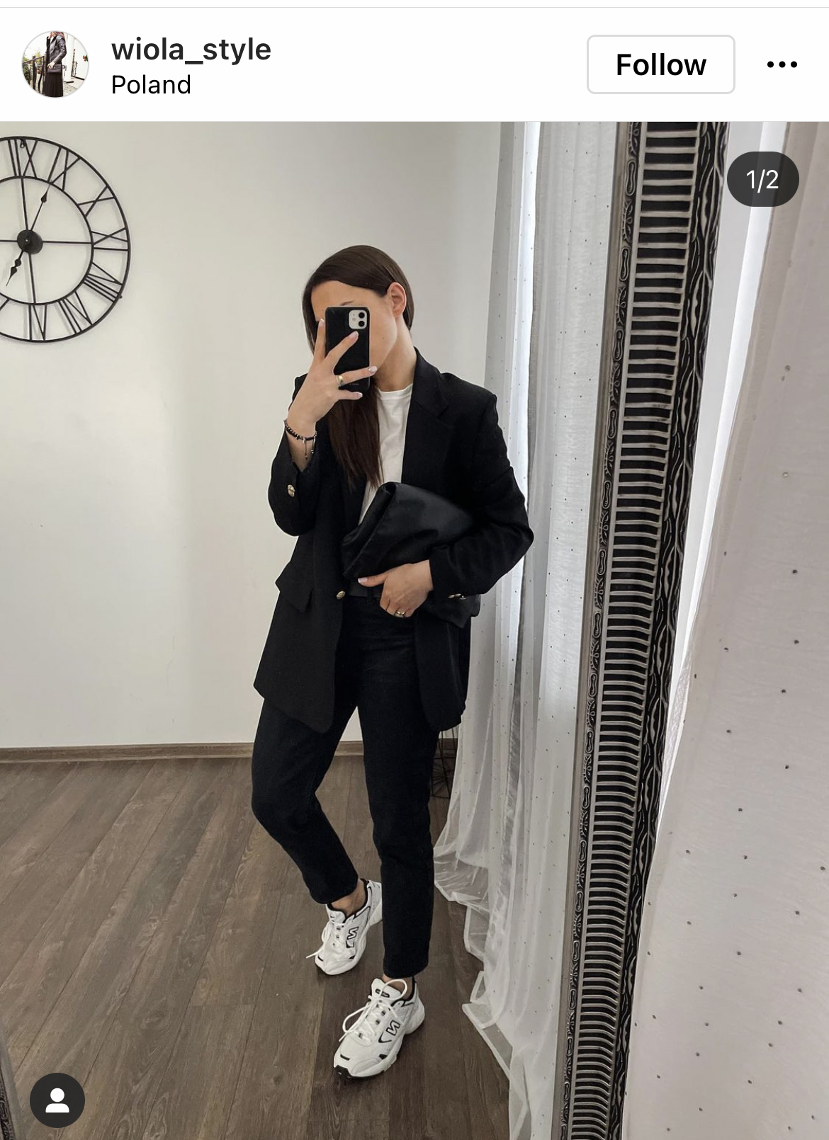 Un sacou negru, 5 ţinute diferite