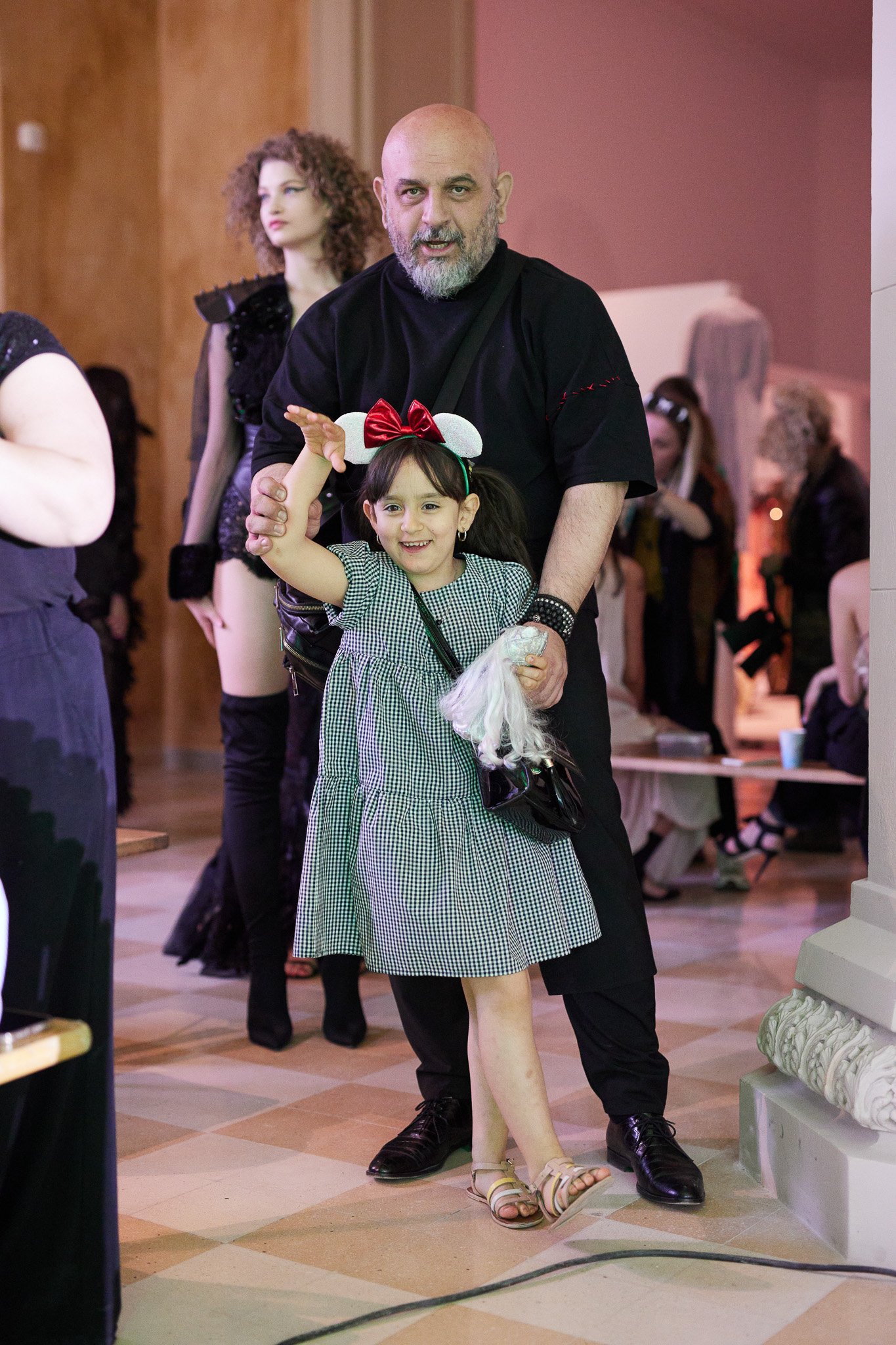 Alin Gălățescu și fiica sa