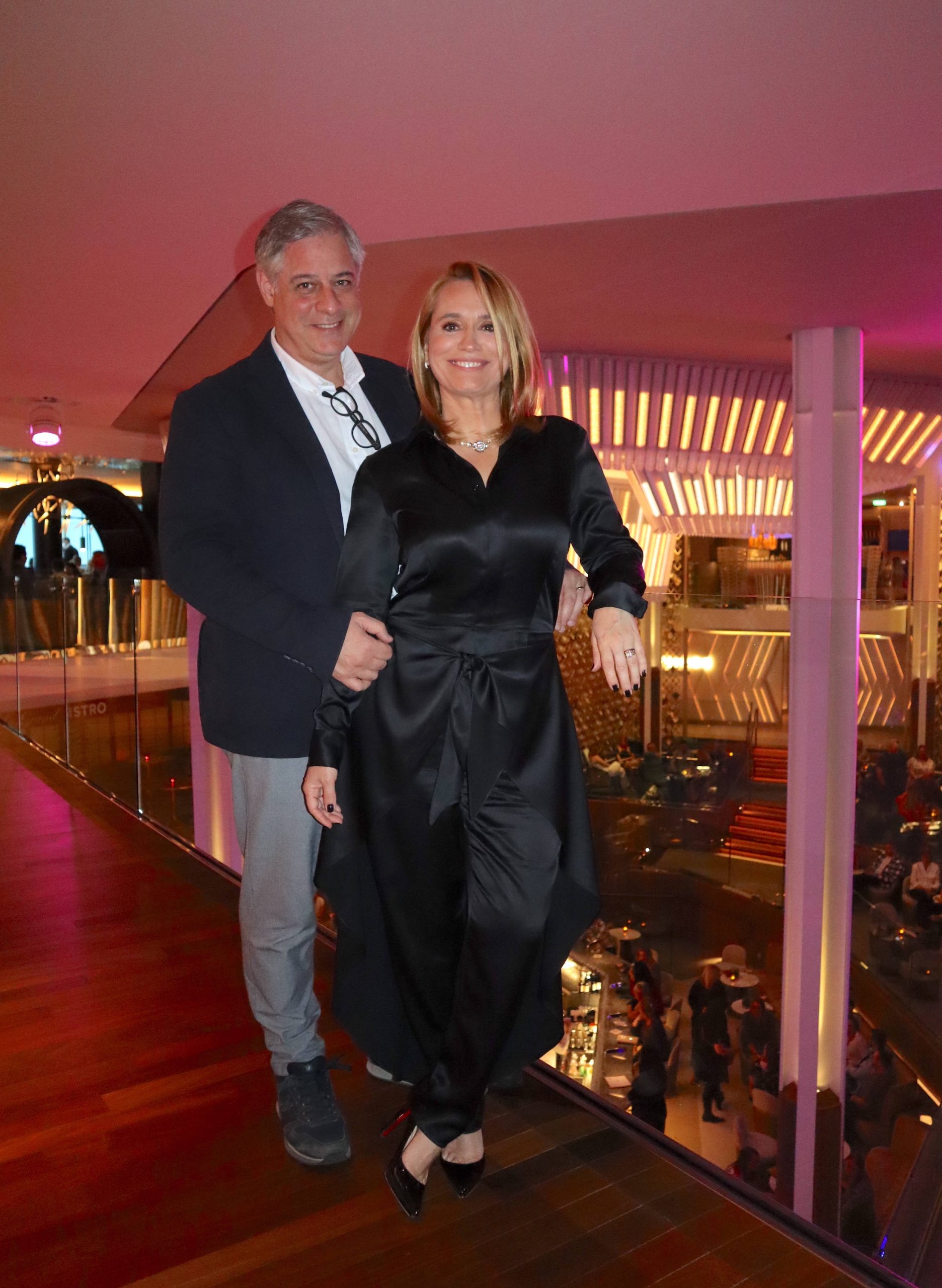 S-a distrat alături de soțul ei într-o croazieră de lux de două zile