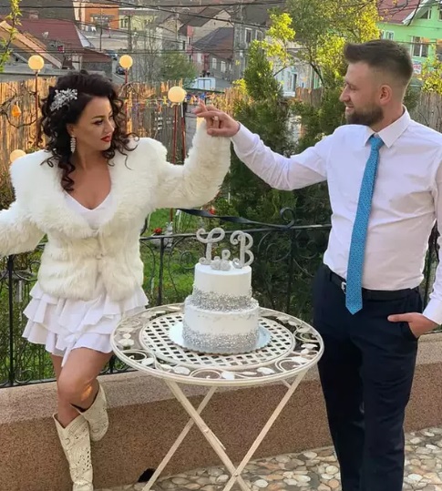 Larisa și actualul ei soț, Bogdan Marian