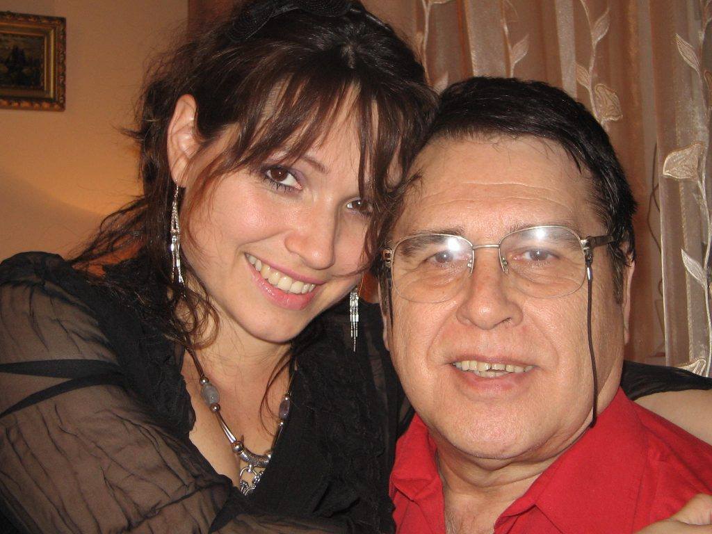 Marius Țeicu și Patricia , fiica lui