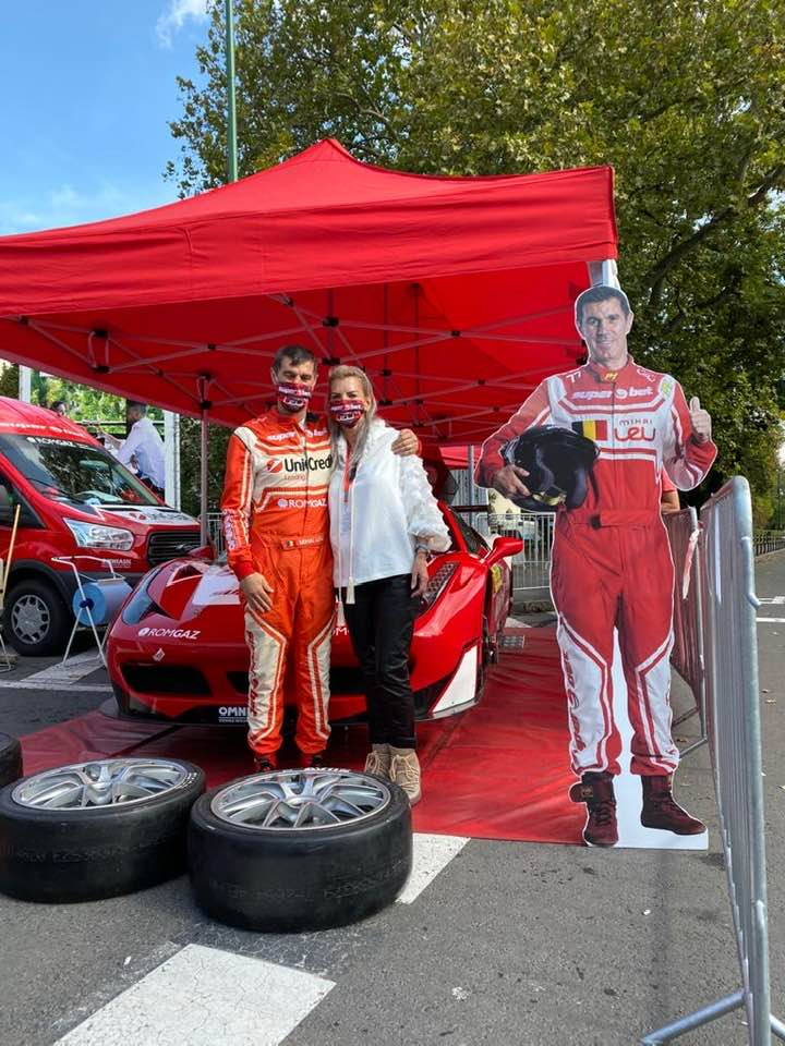 Soția lui Mihai Leu îl însoțește peste tot