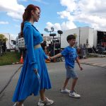 Alături de băiețelul ei, Sasha