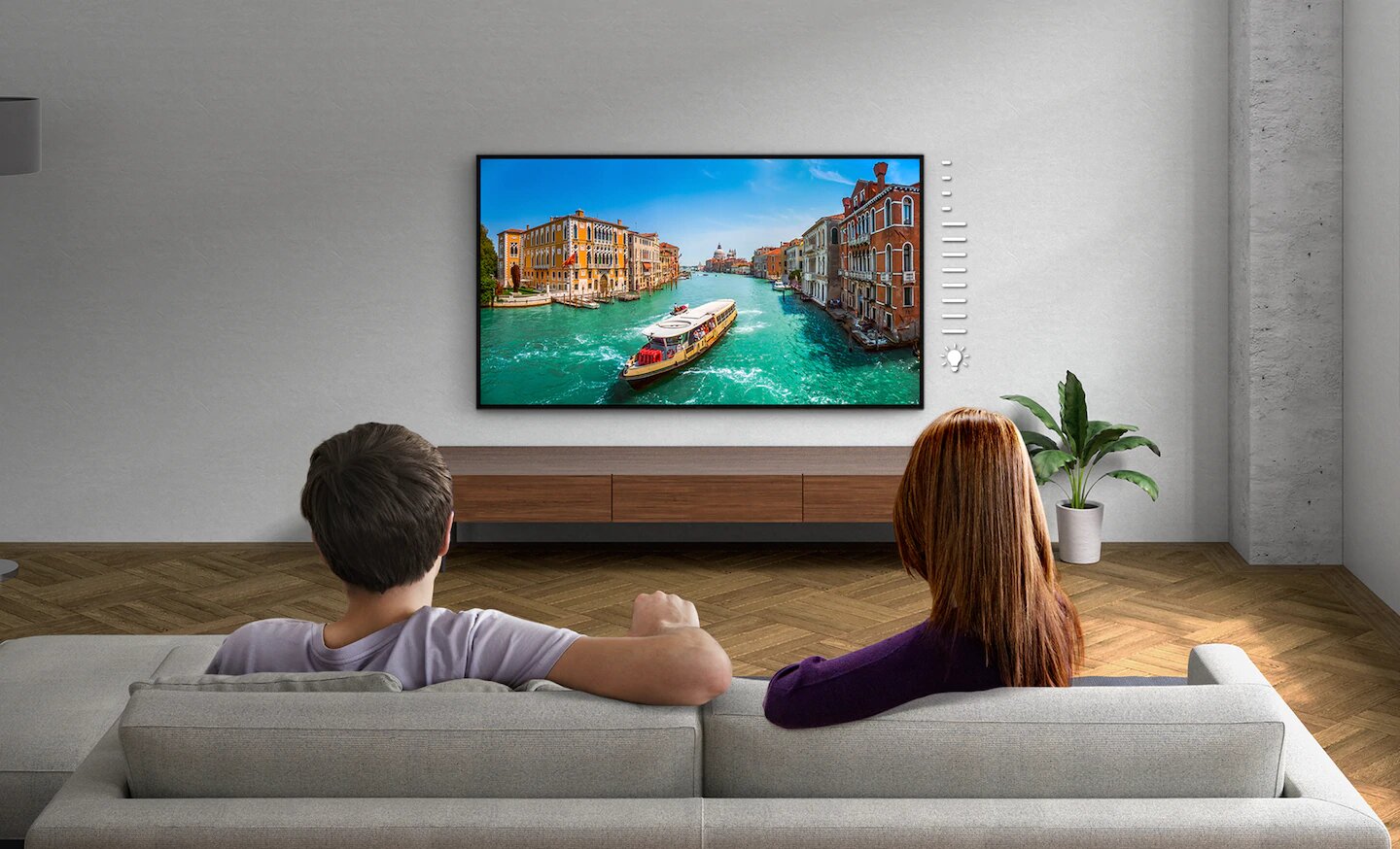 Distanta la care trebuie sa pui televizorul fata de canapea in functie de dimensiune