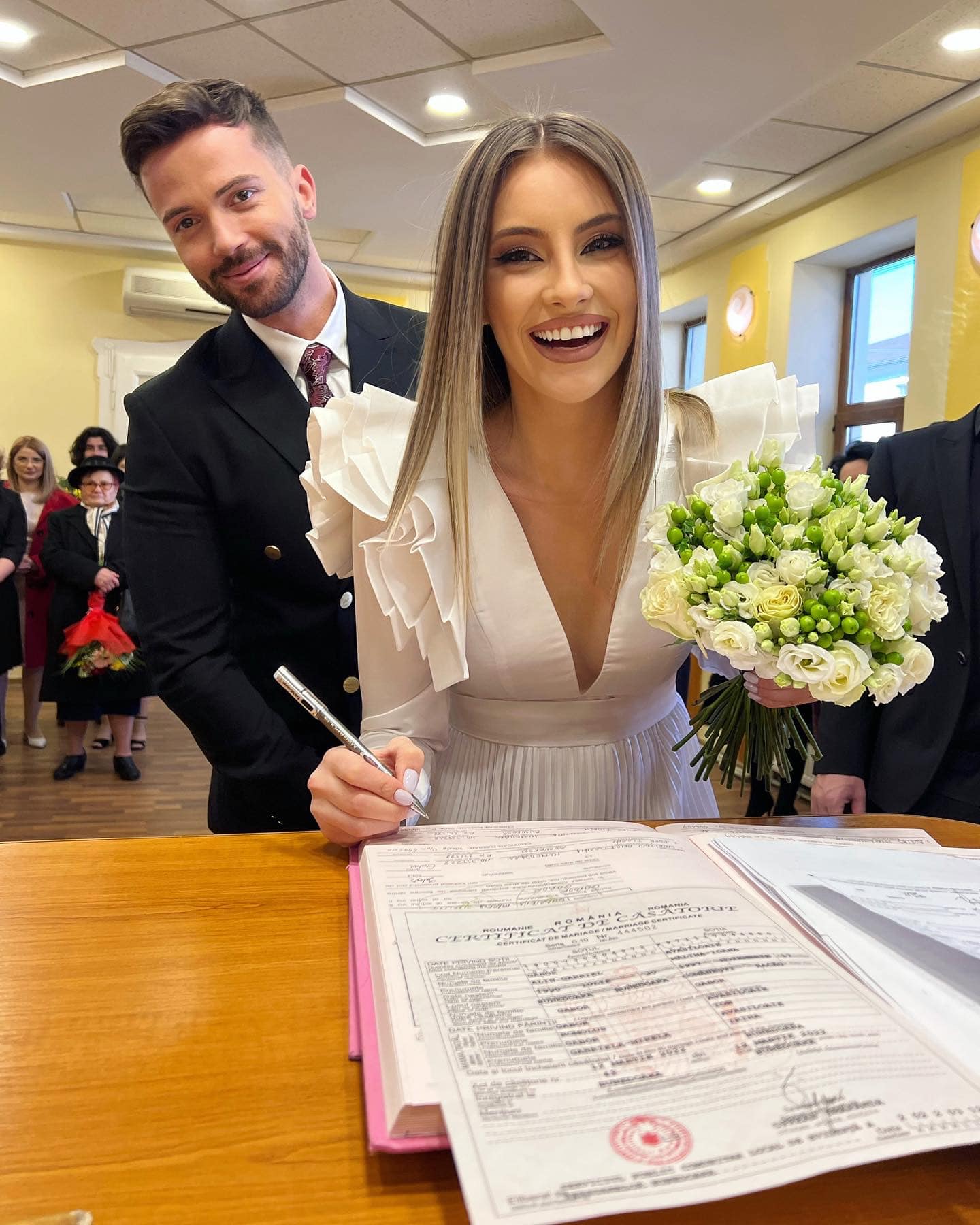 Mălina Avasiloaie și soțul ei