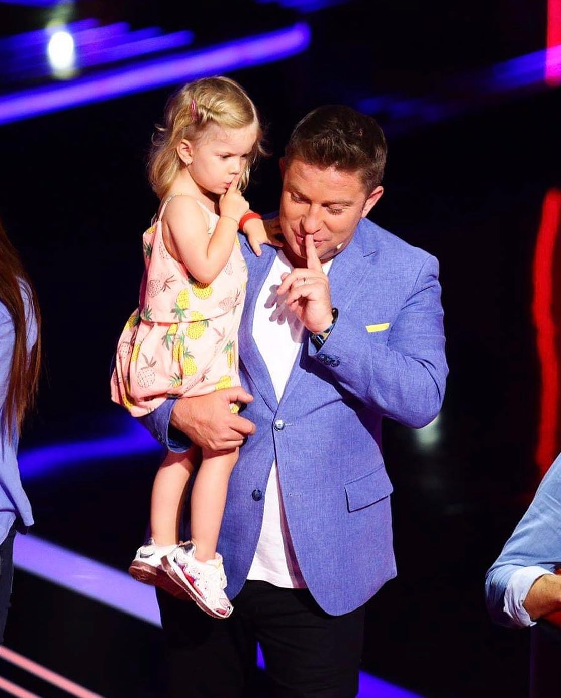 Pavel Bartoș și fiica cea mică