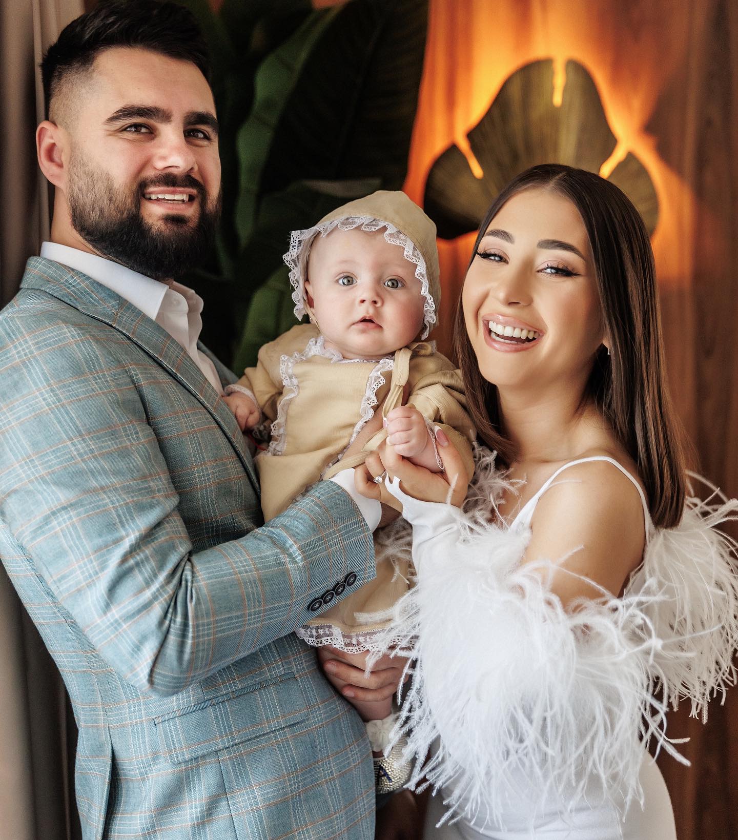 Nicole Cherry, soțul și fiica lor