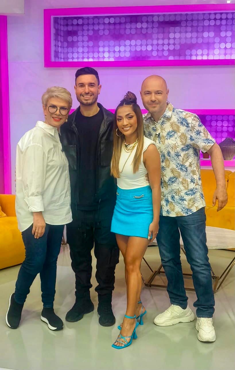 Mihai Mitoșeru, alături de Teo Trandafir, Bella Santiago și cântărețul Faydee