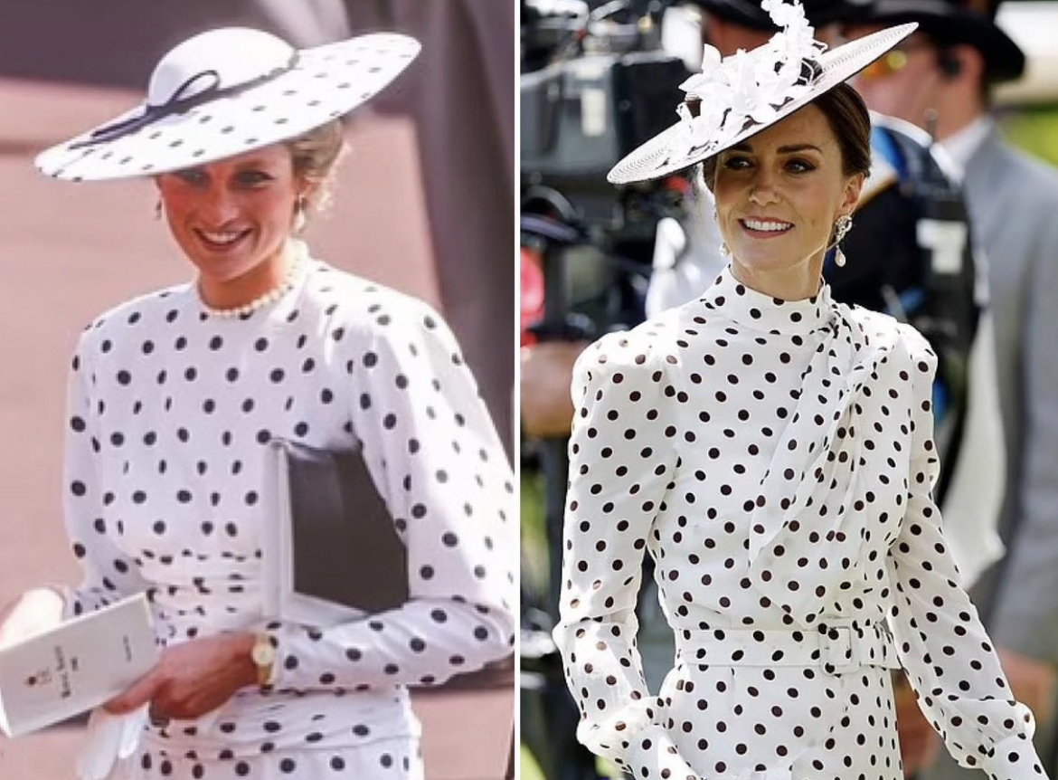 Kate Middleton, apariție spectaculoasă într-o rochie aproape identică cu cea a lui Lady Diana