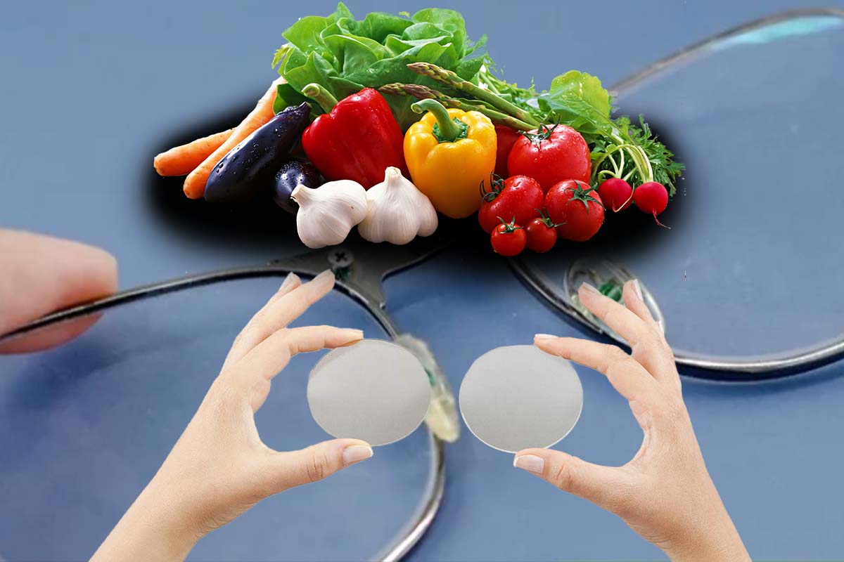 Leguma care curăță lentilele ochelarilor