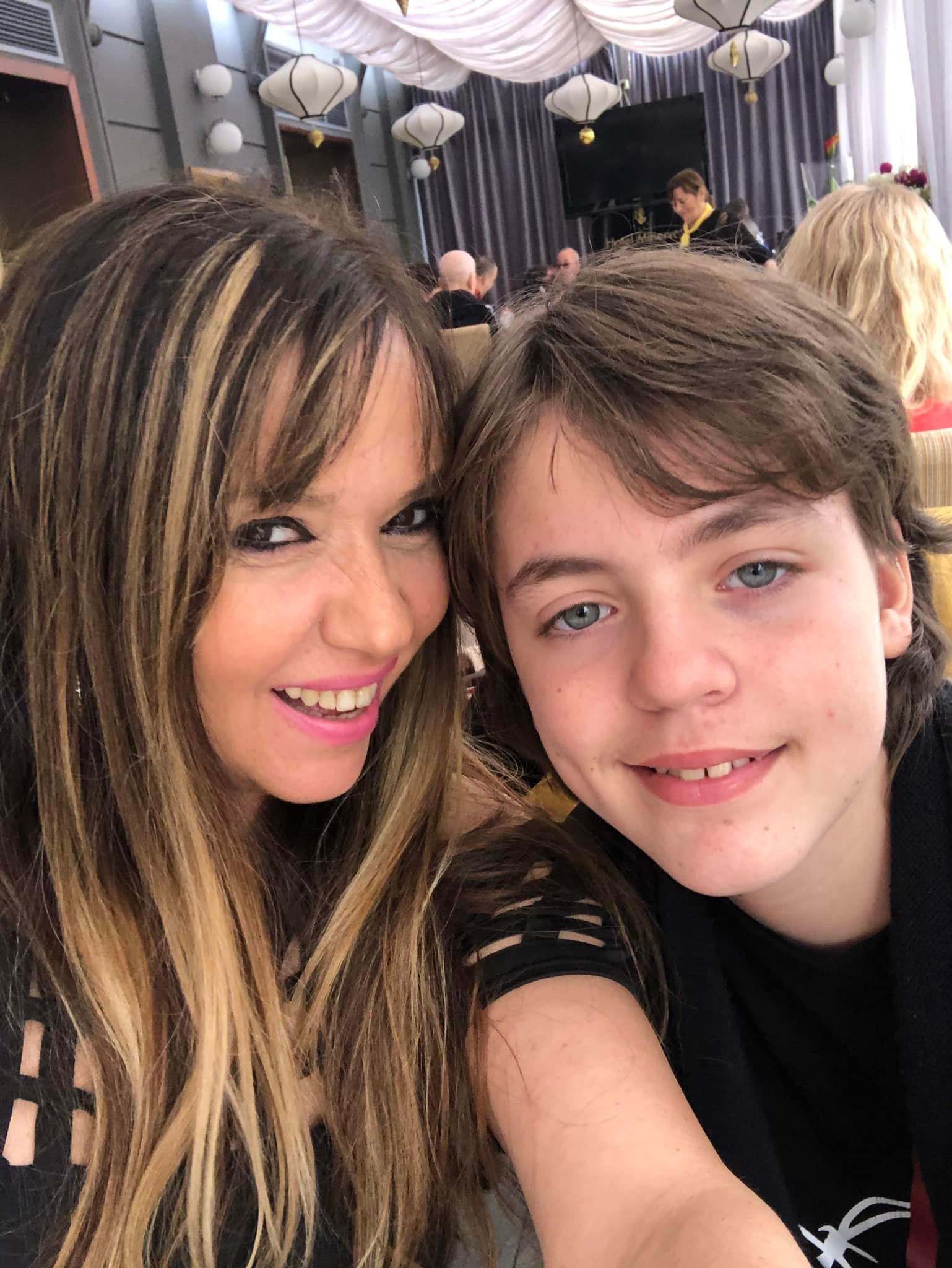 Liliana Fedorca și fiul ei