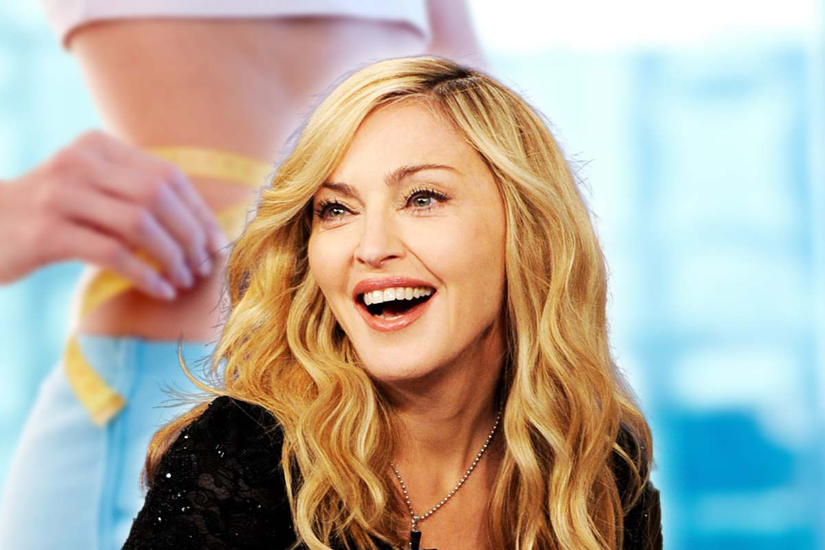 Secretul Madonnei pentru un abdomen plat la 60 de ani