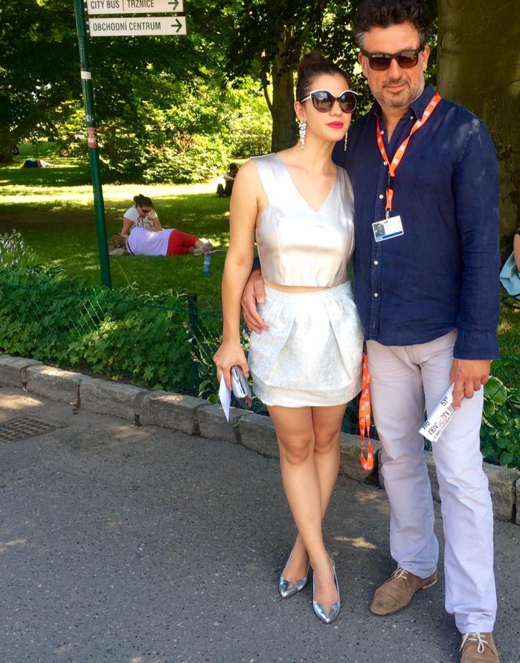 Alături de soțul ei, regizorul Cătălin Mitulescu