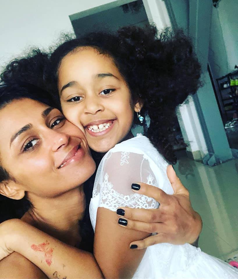 Majda Aboulumosha și fiica ei